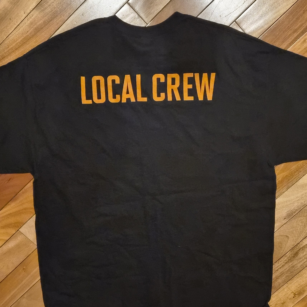 BTS Band Permission To Dance On Stage Tour Las Vegas Local Crew KPop Shirt Sz XL